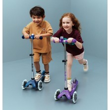 Micro Mini Micro 3 Tekerlekli Scooter Deluxe Fairy Glitter LED Purple