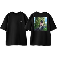 Attack On Titan 25 Tasarım Sırt Baskılı Pamuk Siyah Oversize T-Shirt