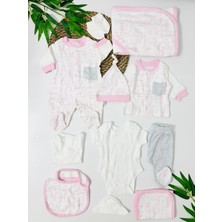 Barbuda Pierre Cardin 10LU Yenidoğan Hastane Çıkışı Set - Pembe
