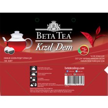 Beta Kızıl Dem Türk Çayı Demlik Poşet 100 x 3,2 GR