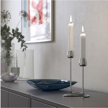 IKEA Luxury Şamdan, Lame, 20 Cm, 2'li 1 Adet