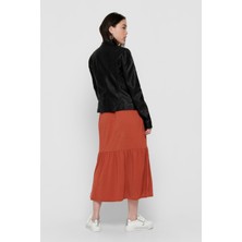 Only Kadın Ceket Onlbandit Faux Leather Biker Otw Noos