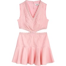 Volanlı Cutout Elbise IS1250002351033