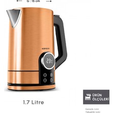 Karaca Series 2303 Inox Su Isıtıcı Bronze 1.7 Litre