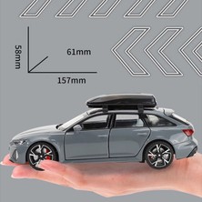 1:32 Audi Rs6 Oyuncak Araba Modeli Ses Işığı ile Kapılar Açık Alaşım Döküm Model Araç Koleksiyonu Oyuncak Çocuk Yetişkin Festivali Hediye Için (Yurt Dışından)