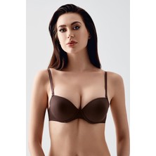 Push-up Dolgulu Damla Sütyen C17020 Kahverengi