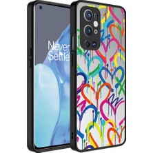 One Plus 9 Pro Kılıf Aynalı Desenli Kamera Korumalı Parlak Klcr Mirror Kapak-Kalp