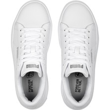 Puma Smash Platform v3 Beyaz Kadın Sneaker