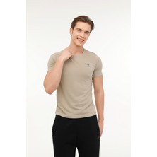 Lumberjack MB MODAL SB203 4FX Haki Erkek Kısa Kol T-Shirt