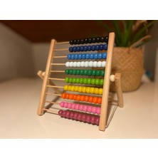 Ahşap Eğitici Abaküs Büyük Boy Montessori Oyuncak