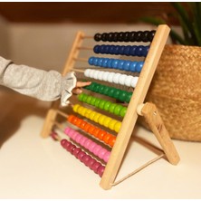 Ahşap Eğitici Abaküs Büyük Boy Montessori Oyuncak