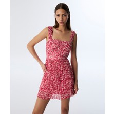 Desenli Mini Elbise TS1250002365033