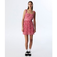 Desenli Mini Elbise TS1250002365033