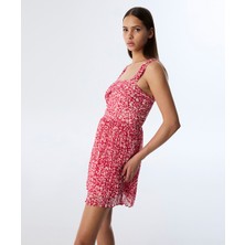 Desenli Mini Elbise TS1250002365033