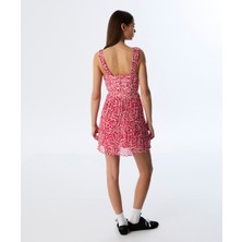 Desenli Mini Elbise TS1250002365033
