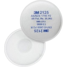 3m 2125 Çok Yönlü Korumalı Partikül Filtresi P2R (3 Adet)