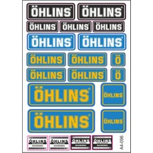 A4 Sticker 096 Tek Paket Çoklu Sticker