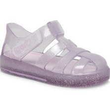 Igor S10265 STAR GLITTER Mor Kız Çocuk Sandalet