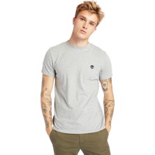 Timberland Ss Dunstan Rıver Jersey C Gri Erkek Kısa Kol T-Shirt