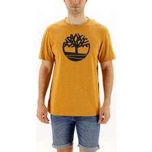 Timberland Ss Kennebec Rıver Tree Lo Hardal Erkek Kısa Kol T-Shirt