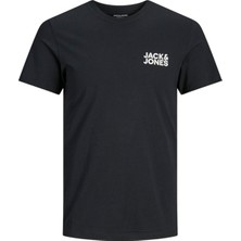 Jack & Jones JJECORP LOGO TEE SS O-NEC Siyah Erkek Kısa Kol T-Shirt