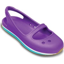 Crocs RETRO MARY JANE Mor Kız Çocuk Sandalet