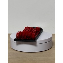 3D Formula 1 Araba Masa Üstü Dekoru – Parçalı Montaj Model (16 x 6  cm )