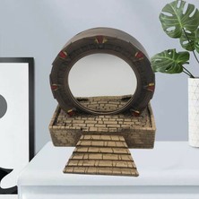 Quarter Stone Yıldız Kapısı Modelleme Avlu Reçine Manzara Ev Süslemeleri El Sanatları (Yurt Dışından)