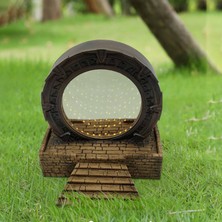 Quarter Stone Yıldız Kapısı Modelleme Avlu Reçine Manzara Ev Süslemeleri El Sanatları (Yurt Dışından)