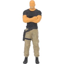 Quarter Stone 1/64 Ature Yarış Arabası Sahnesi Karakter Figürü Kum Masası Modeli C (Yurt Dışından)