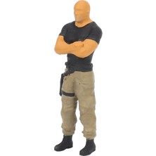 Quarter Stone 1/64 Ature Yarış Arabası Sahnesi Karakter Figürü Kum Masası Modeli C (Yurt Dışından)