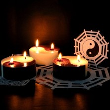Quarter Stone 2 Adet Silikon Kalıp Yin Yang Mum Kalıbı Tai Chi Sabun Balmumu Kalıbı (Yurt Dışından)