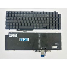 Nion Dell VC468 0VC468 Uyumlu Notebook Klavye (Siyah Aydınlatmalı Tr)