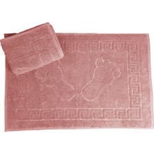 2’li  Pamuklu Banyo Ayak Havlusu Gramajlı Konforlu