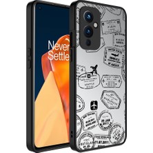 One Plus 9 Kılıf Aynalı Desenli Kamera Korumalı Parlak Klcr Mirror Kapak-Seyahat