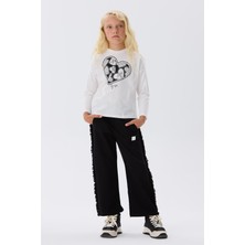 Bg Store Kız Çocuk Ekru T-Shirt