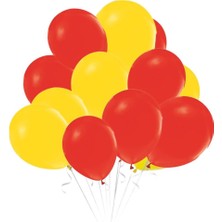 Sarı Kırmızı Balon 10'lu 12”