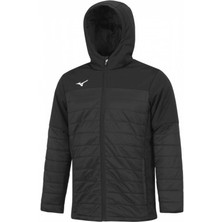 Mizuno Sapporo Hybrid Jkt Mont Erkekler İçin Siyah Renk Modern Kesim Tasarım