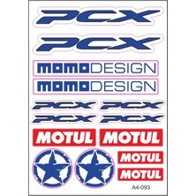 A4 Sticker 093 Tek Paket Çoklu Sticker