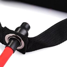 Kırmızı Kuvvet Lastiği (Çift Köpük Saplı) - Handle Resistance Tube Cord - Direnç Lastiği