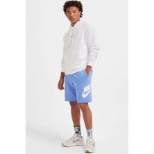 Nike Sportswear Sport Essentials French Terry Alumni Bol Kesim Mavi Erkek Spor Şort