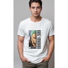 Petite Pati One Piece Zoro Baskılı Unisex Tshirt