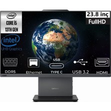 Lenovo Thinkcentre Neo 50A Gen5 I5-13420H 12SC000QTR-34 64GB 1tb UHD Graphics Windows 11 Pro 23.8" Full Hd All In One Pc