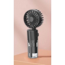 Buhar Üflemeli Mini El Fanı Taşınabilir Şarj Edilebilir Soğutucu Su Üfleme Mini Fan