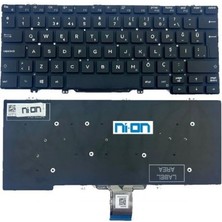 Nion Dell Latitude 5310 2-In-1  Uyumlu Notebook Klavye (Siyah Tr )