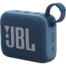 Jbl Go 4 Mavi Kablosuz Hoparlör - Speaker Suya Dayanıklı Özelliklerle Taşınabilir