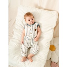 Desenli Müslin Bebek Tulum | Rahat ve Şık Tasarım | 3-24 Ay | KD53218