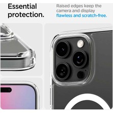PSGT Psgt Apple iPhone 16PRO Max Kılıf Magsafe Wireless Şarj Destekli Şeffaf Kapak Magnetic Crystal Case