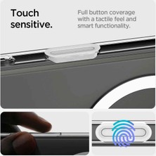 PSGT Psgt Apple iPhone 16PRO Max Kılıf Magsafe Wireless Şarj Destekli Şeffaf Kapak Magnetic Crystal Case