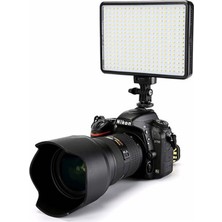 Pdx Plus,panasonic ve Diğer Profosyonel Video Cameralar Için 320 Ledli Beyaz Işık Seti  ( Şarj Aleti +770MAH Batarya )
